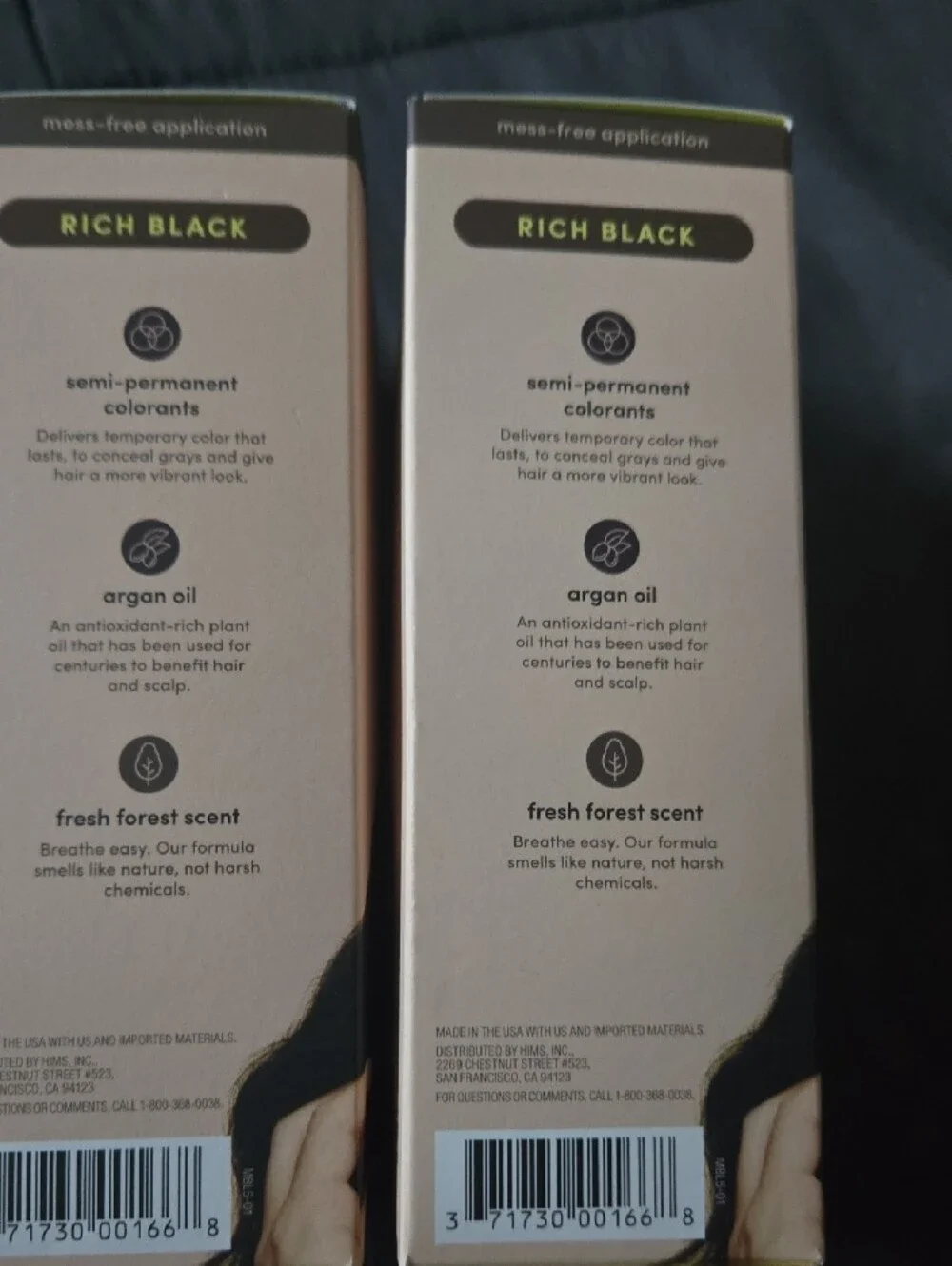hims Under Cover Hair Color & Conditioner — Rich Black (Men)